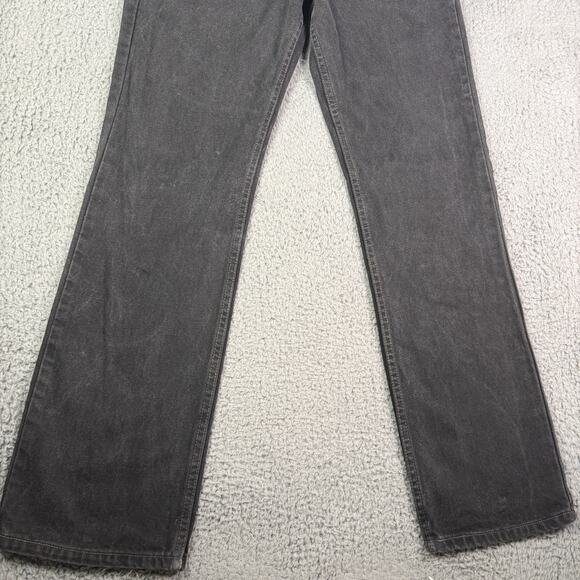 Vintage Levi’s 517 Jeans Mens 32x32 Black Faded Bootcut Western USA Made 90s - Picture 7 of 13